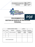 PI -SGI-012     PROCEDIMIENTO DETECCIÓN DE NECESIDAD DE EPP.docx