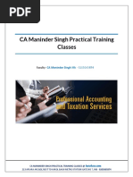 Practical training GST