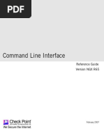 Checkpoint R65 CLI Reference Guide PDF