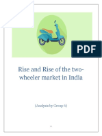 Consumers Owning Two Wheelers in India