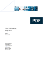 Cisco Cli Analyzer Help Guide v3.2.1