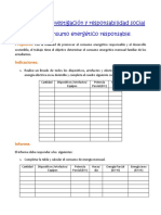 Actividad de Investigacion y Responsabilidad Social- Consumo Enrgetico Responsable 2018