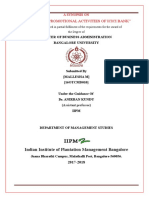 "A Study On Promotional Activities of Icici Bank": Master of Business Administration Bangalore University