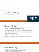 Exception Handling: Java Fundamental