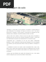 Drenagem de Solo