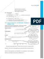 1.3 Representation of Rational Numbers On The Number Line: 10. Write