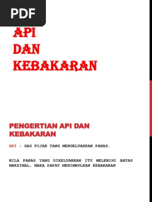 Api Dan Kebakaran Pdf
