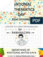 National Mathematics DAY: 22Nd December