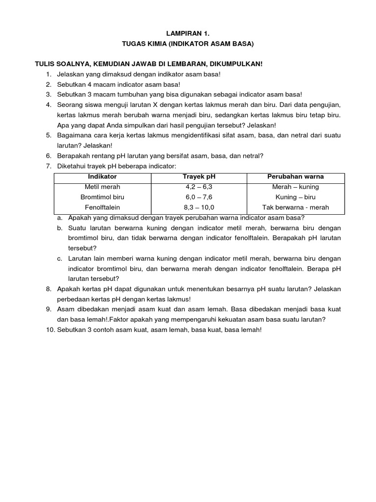 Tugas kimia indikator asam basa pdf memasak makanan anggur