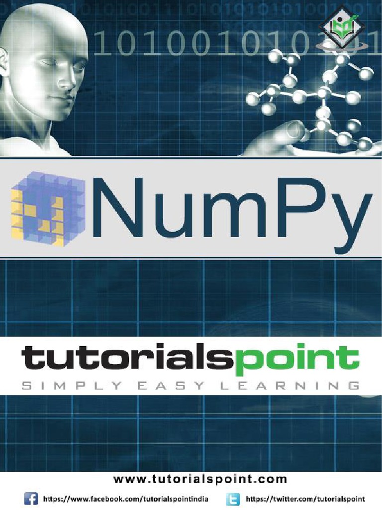 Numpy Tutorial PDF | PDF | Array Data Type | Array Data Structure