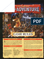 Talisman 3rd Edition - City of Adventure - Rules