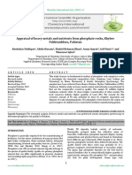 Appraisal of heavy metals and nutrients from phosphate rocks, Khyber Pakhtunkhwa, Pakistan