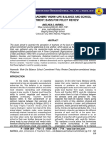 Dimensions of Teachers' Work-Life Balance and School Commitment - A. D. Marmol