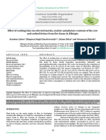 Effect of Cooking Time On Selected Metals, Oxalate and Phytate Contents of The Raw and Cooked Lettuce From Five Farms in Ethiopia