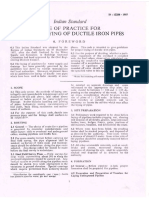 Is 12288 - Use and Laying of Di Pipes PDF