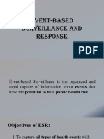Event-Based Surveillance and Response