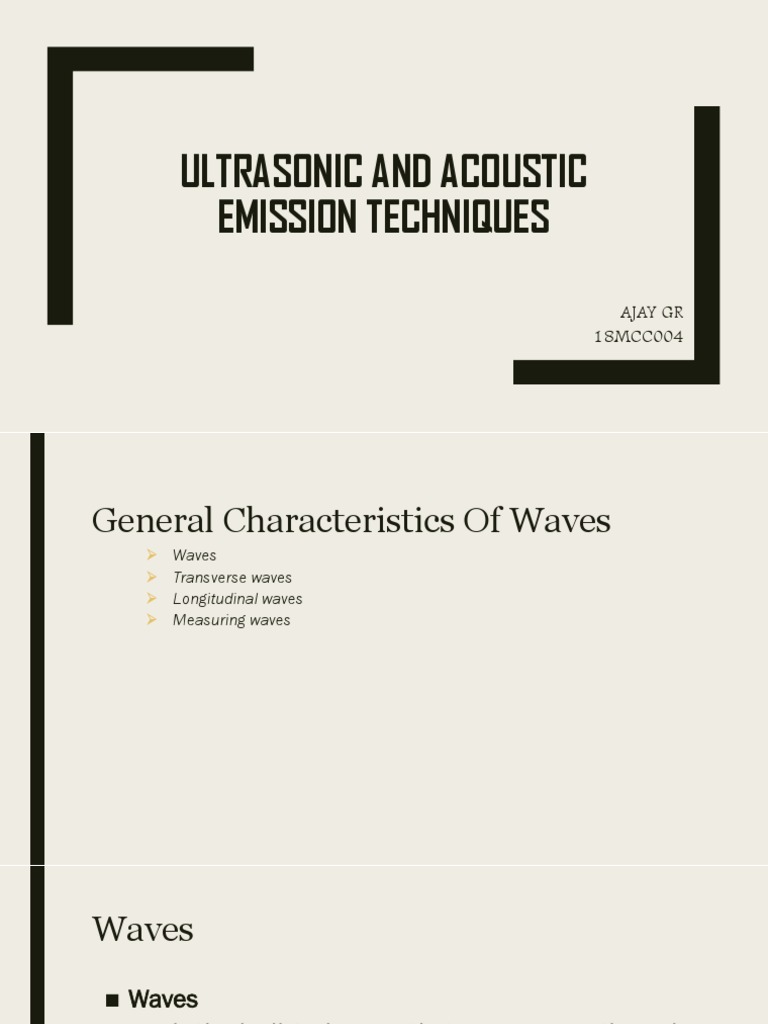 General Characteristics of Waves | PDF | Waves | Frequency