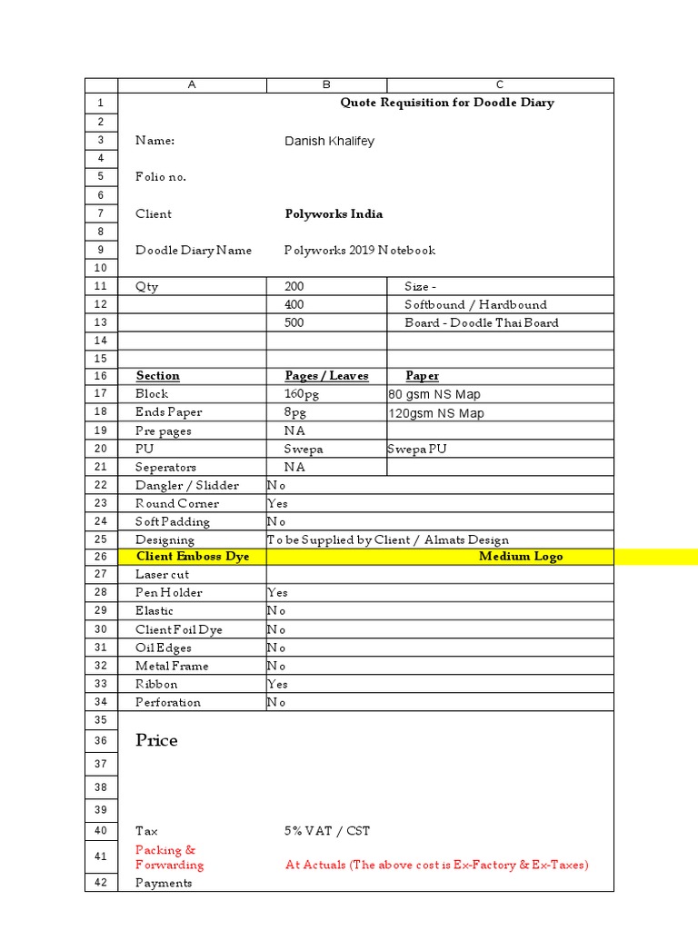 ISO Requisition Form | PDF | Biodegradable Materials | Crafts