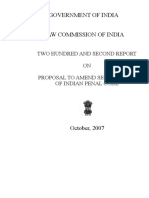 Government of India: Two Hundred and Second Report ON Proposal To Amend Section 304-B of Indian Penal Code