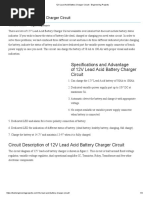 12V Lead Acid Battery Charger Circuit - Engineering Projects