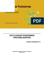 Data Dasar Puskesmas Banten 2017