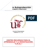 Plan de Autoprotección (Documento Abreviado) - CRAI Antonio de Ulloa