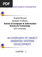 Ch-1 (Oosd) - An Overview of Object Oriented Systems Development