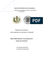 Datos LiDAR Aplicados A La Producción de Mapas de Orientación PDF