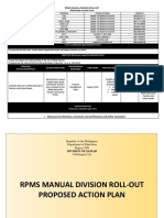 Rpms Manual Division Roll-Out Proposed Action Plan
