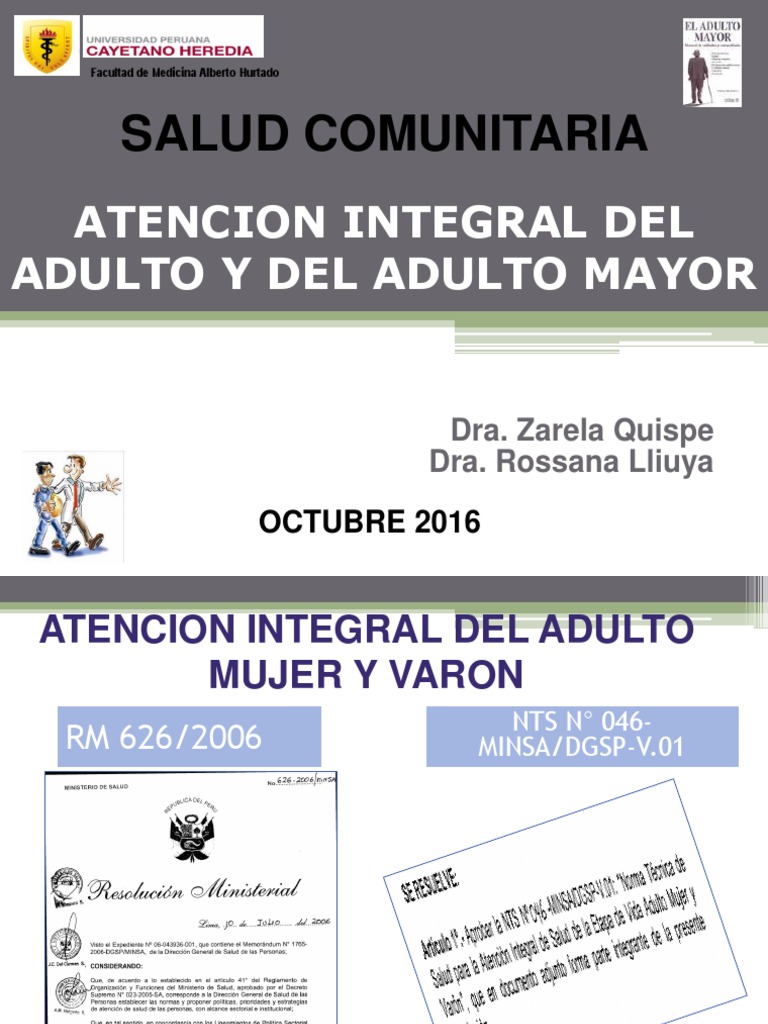 Atención Integral para Adultos Mayores | PDF | Adultos | Vejez