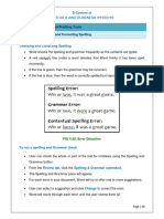 Chapter: 4.3 Editing and Profiling Tools Topic: 4.3.1 Checking and Correcting Spelling