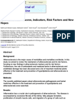 Atherosclerosis Process, Indicators, Risk Factors and New Hopes