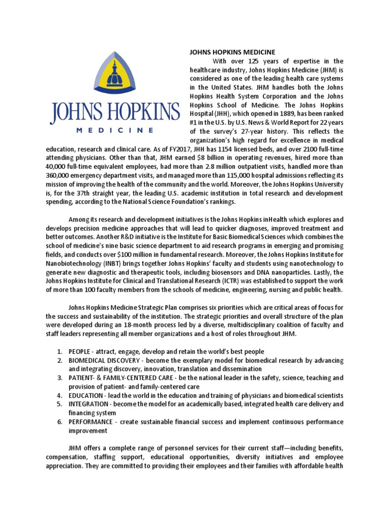 John Hopkins Medical | PDF | University Of Pittsburgh School Of ...
