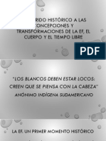 Recorrido de La Corporeidad y La Filosofía en EF