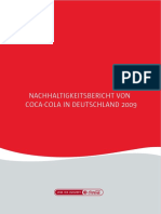 Coca Cola Nachhaltigkeitsbericht 2009 PDF