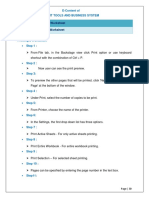 Chapter: 5.8 Printing A Worksheet Topic: 5.8.1 Printing A Worksheet