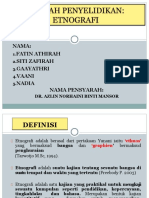 ETNOGRAFI PENDIDIKAN