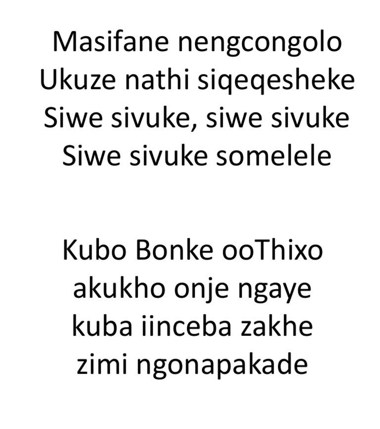 Xhosa Hymns PDF