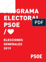 Programa Electoral Del PSOE