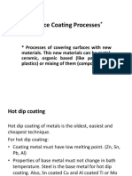 Hot Dip Coating, Cladding