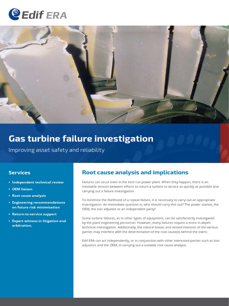 Gas Turbine Failure Analysis | PDF | Causality | Turbine