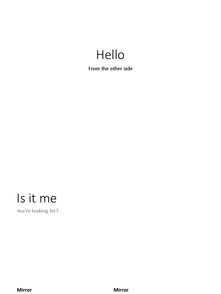 Hello | PDF