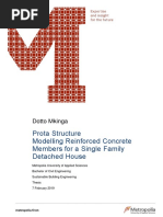 Modelling Analysis & Design of A Single Storey Building Using Protastructures