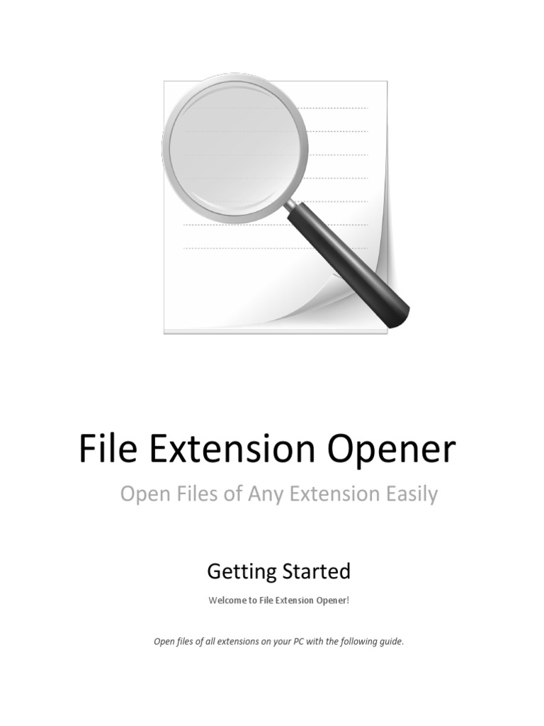 Open Any File Extension Easily | PDF | Wellness