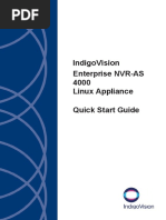 Indigovision Enterprise Nvr-As 4000 Linux Appliance Quick Start Guide