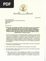 President’s Letters to Adv Kiba and Mrwebi