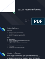 Japanese Reforms