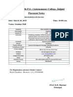 Placement Notice22!03!2019