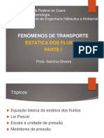 Estática Dos Fluidos - Parte I PDF