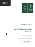 Nedbank Group IFRS9 Basel III Investor Presentation 10 and 11 Nov 2015